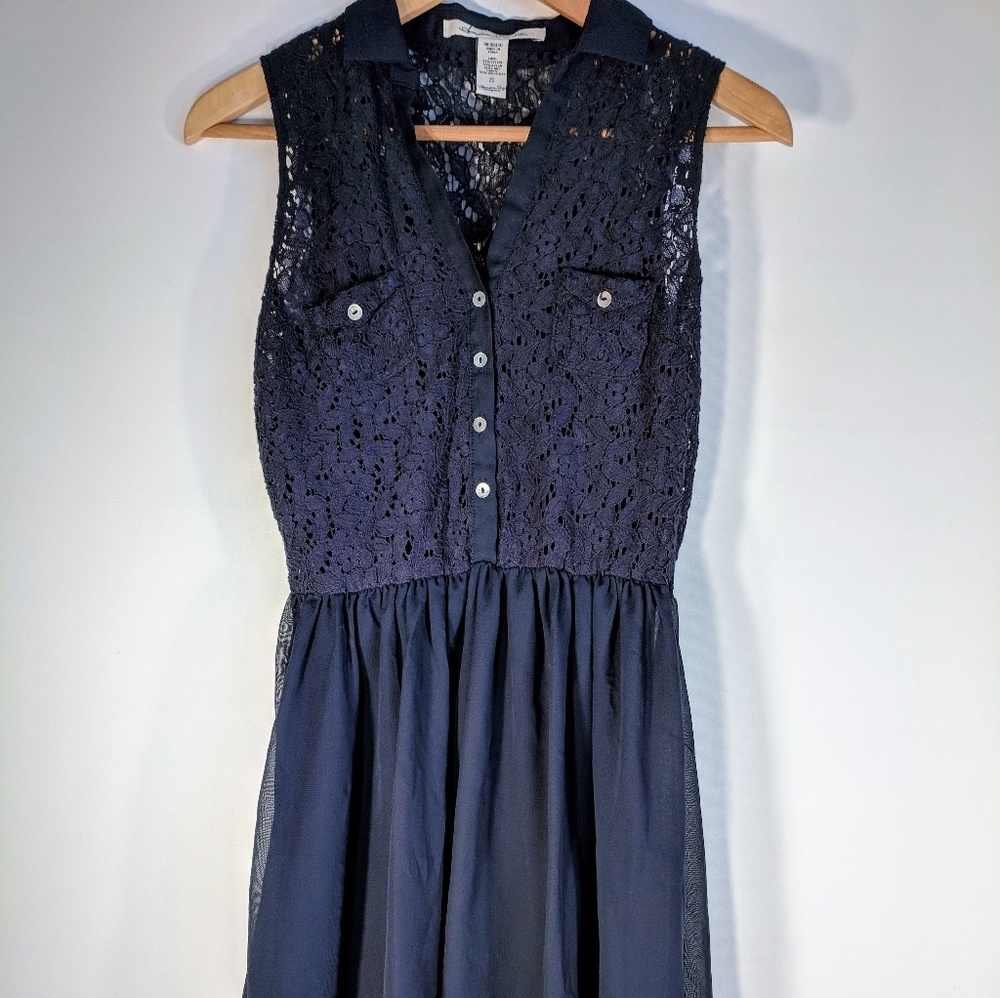American Rag Sleeveless Lace Top Dress